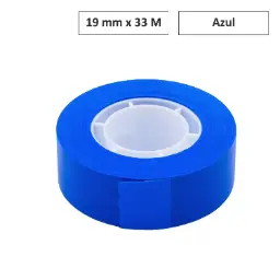 Cinta Adhesiva Azul 19mm×33m