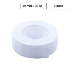 Cinta Adhesiva Blanco 19mm×33m