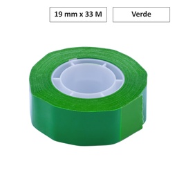 Cinta Adhesiva Verde 19mm×33m