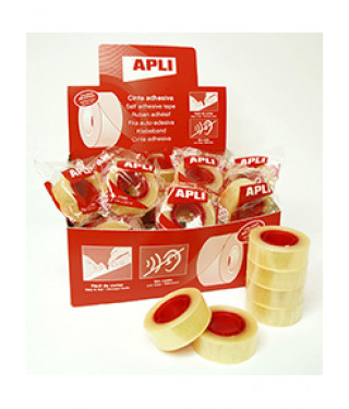 [650417] CINTA ADHESIVA APLI TRANSPARENTE 19MM×33M