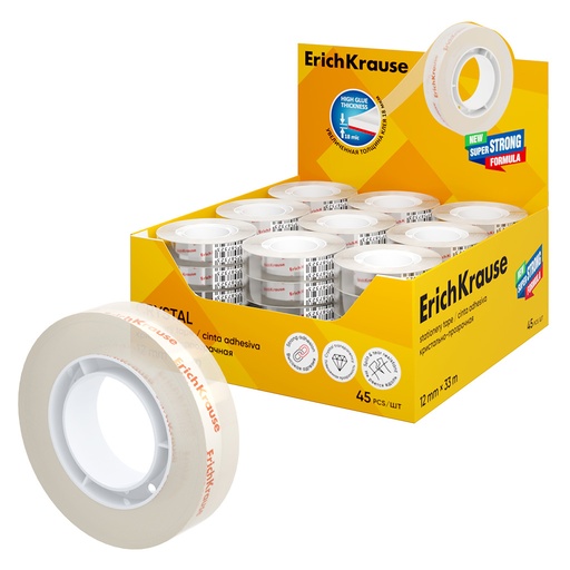 [040002] CINTA ADHESIVA TRANSPARENTE RAYLU 12MM×33M