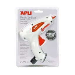 Pistola De Cola Premium Termofusible Hot Melt 20w + 2 Barras