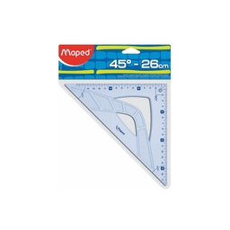 Escuadra Maped Geometric 26 Cm Bolsa Colgable