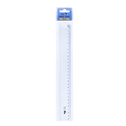 Regla Cristal Raylu 30cm Transparente
