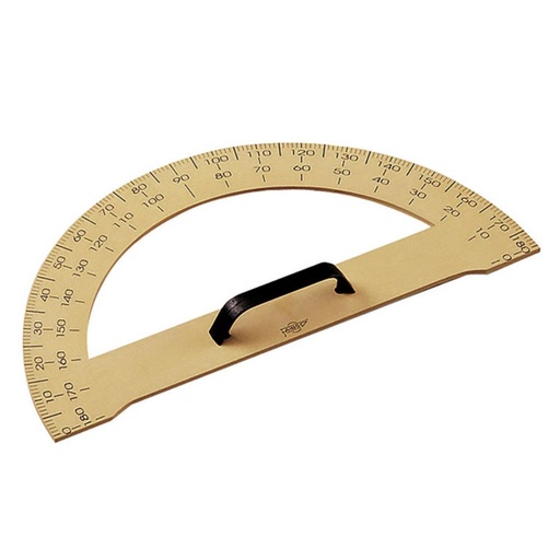 [630867] SEMICÍRCULO PARA ENCERADO FAIBO PLÁSTICO IMITACIÓN MADERA 34 CM