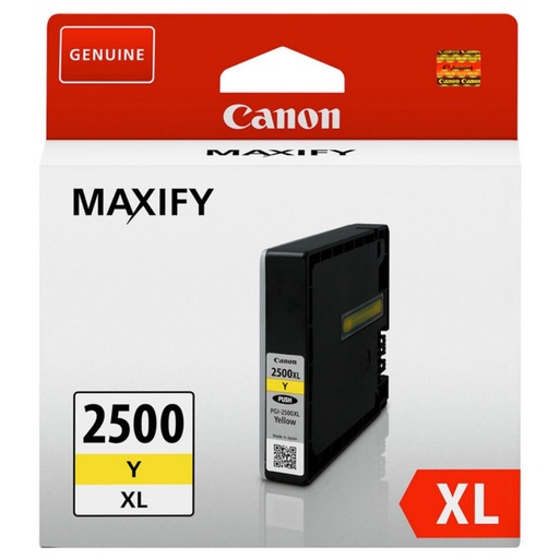[166061] CARTUCHO DE TINTA ORIGINAL CANON PGI-2500XL · AMARILLO · 1.520 PÁGINAS 9267B001