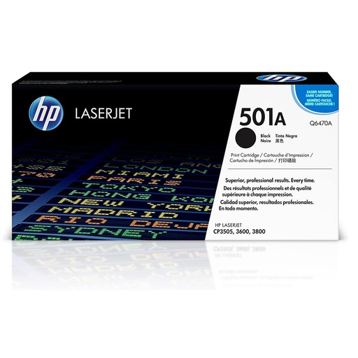 [170407] TONER HP 501A Q6470A NEGRO