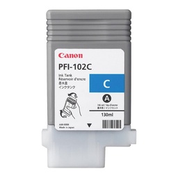 Cartucho De Tinta Cian Original (130 Ml) Canon Pfi-102c 0896b001aa