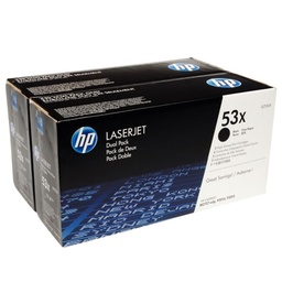Toner Hp 53x Q7553xd Pack2 Negro