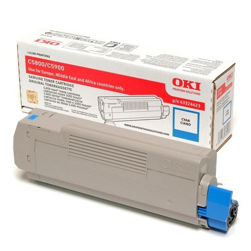 [165544] TONER OKI 43324423 CYAN