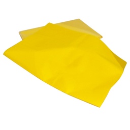 Papel Seda 50×75cm 18g Amarillo Pastel Mano 13 Hojas