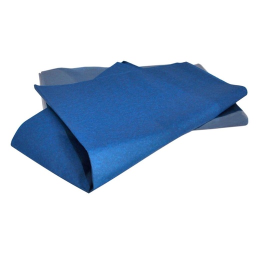 [600164] PAPEL SEDA RESMA 520H 50×75CM 18 G AZUL OSCURO MANO 25 HOJAS