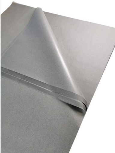 [825646] PAPEL SEDA RESMA 520H 50×75 CM 18 G GRIS MANO 25 HOJAS