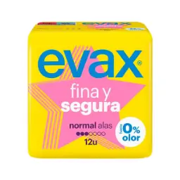 Compresas Evax Alas Fina Y Segura 12ud
