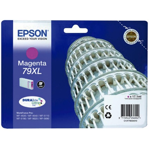 [166040] EPSON CARTUCHO MAGENTA 79XL 2000 PAGINAS WORKFORCE PRO WF-5XXX SERIES