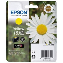 Epson Expression Home Xp-102/205/215/305/405 Cartucho Amarillo Alta Capacidad 18xl