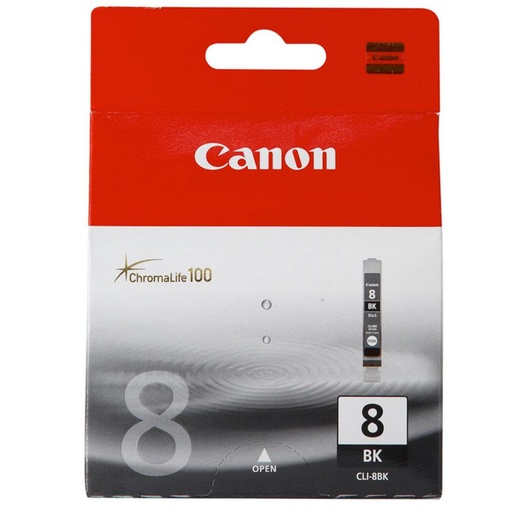 [169994] CARTUCHO DE TINTA NEGRO ORIGINAL CANON CLI-8  BK 0620B001