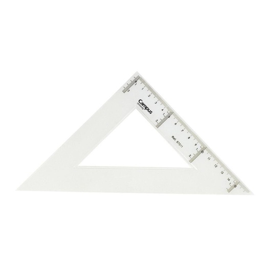 [600030] ESCUADRA CAMPUS PLASTICO 25CM