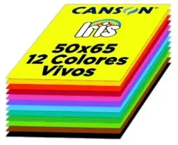Cartulina Iris 50×65cm  Colores Vivos Surtido 120 Hojas