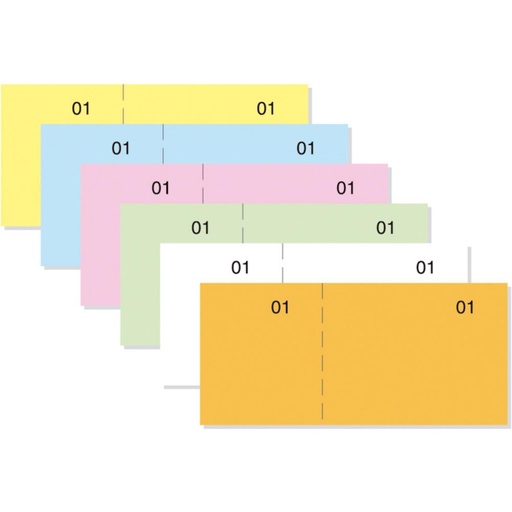 [001414] TALONARIO DE CAJA LOAN 11X5CM NUMERADO COLOR ROSA