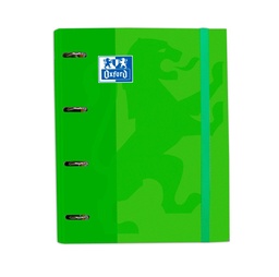 Carpeblock 4 Anillas Oxford A4 Verde