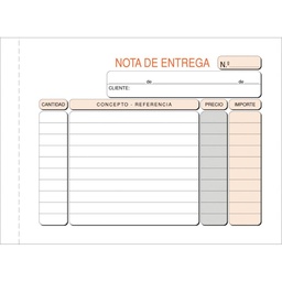 Talonario Notas De Entrega Loan 8º Apaisado Papel Litos