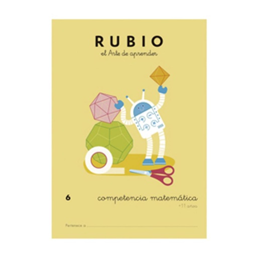 [630714] CUADERNO RUBIO COMPETENCIA MATEMÁTICA 6