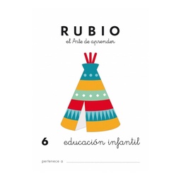 Cuaderno Rubio Educación Infantil 6