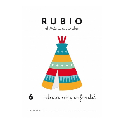 [630345] CUADERNO RUBIO EDUCACIÓN INFANTIL 6 