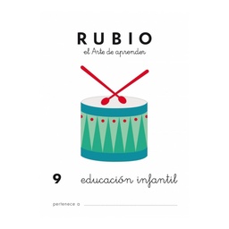 Cuaderno Rubio Educación Infantil 9