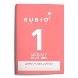 Cuaderno Rubio Lectura Y Escritura Estimulación Cognitiva Nivel 1