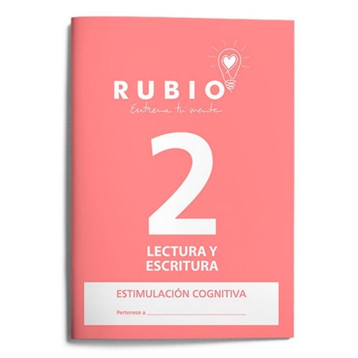 [630901] CUADERNO RUBIO LECTURA Y ESCRITURA ESTIMULACIÓN COGNITIVA NIVEL 2 