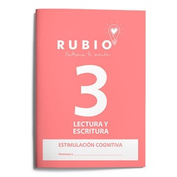 Cuaderno Rubio Lectura Y Escritura Estimulación Cognitiva Nivel 3