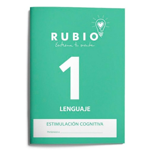 [630891] CUADERNO RUBIO LENGUAJE ESTIMULACIÓN COGNITIVA NIVEL 1