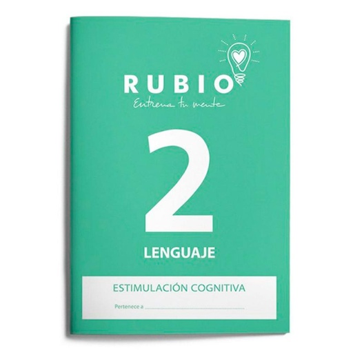 [630892] CUADERNO RUBIO LENGUAJE ESTIMULACIÓN COGNITIVA NIVEL 2 