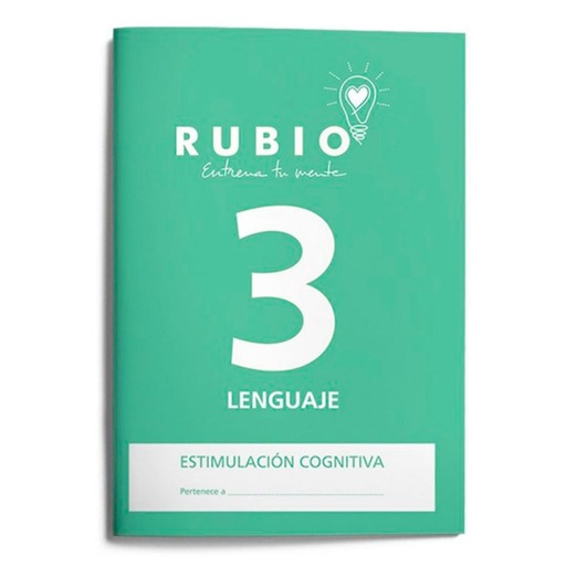 [630893] CUADERNO RUBIO LENGUAJE ESTIMULACIÓN COGNITIVA NIVEL 3