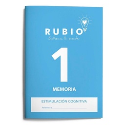 Cuaderno Rubio Memoria Estimulación Cognitiva Nivel 1