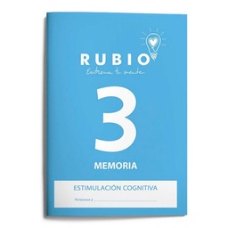 Cuaderno Rubio Memoria Estimulación Cognitiva Nivel 3