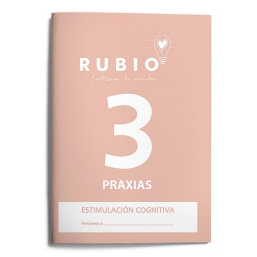[630908] CUADERNO RUBIO PRAXIAS ESTIMULACIÓN COGNITIVA NIVEL 3