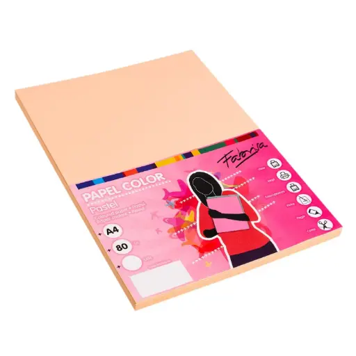 [001576] PAPEL A4 80G 100 HOJAS COLOR CREMA