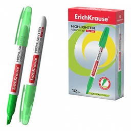 Marcador Fluorescente Verde V-15 Punta Biselada