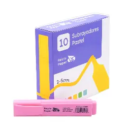 Marcador Fluorescente Raylu Raylight Rosa Pastel