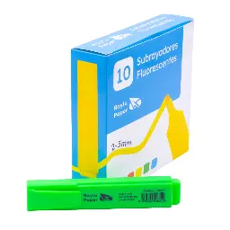 Marcador Fluorescente Raylu Raylight Verde