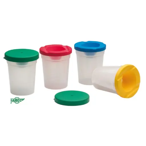 [700208] BOTE INDERRAMABLE CON TAPA COLORES SURTIDOS 10UDS