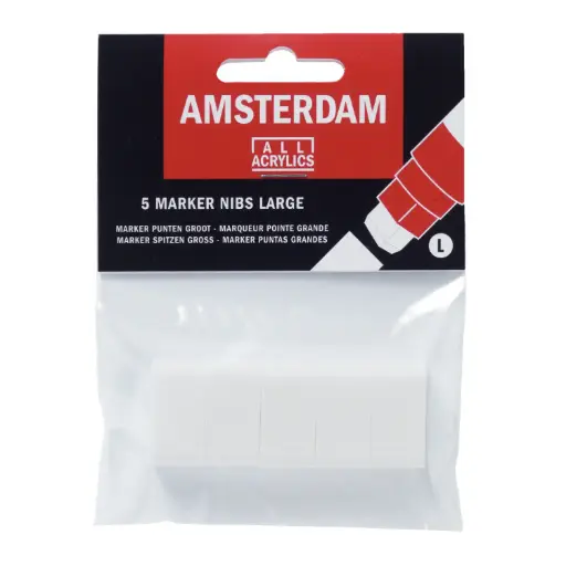 [825800] AMSTERDAM ACRYLIC MARKER PUNTAS XL ROUND 6MM SET 6UDS