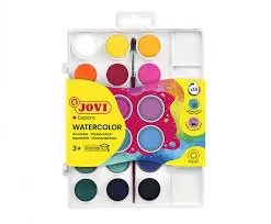 Acuarela Jovi 18 Pastillas 22 Mm