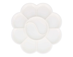 Paleta De Plástico Flor Ø14 Cm 11 Compartimentos