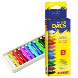 Ceras Dacs Estuche 12 Colores