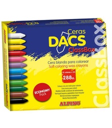 Ceras Dacs Economy Pack 288 Uds 12 Colores × 24 Uds