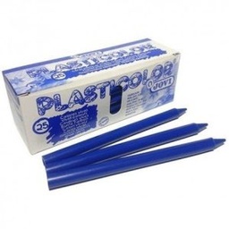 Ceras Jovi Plasticolor Azul Oscuro Estuche Unicolor 25uds